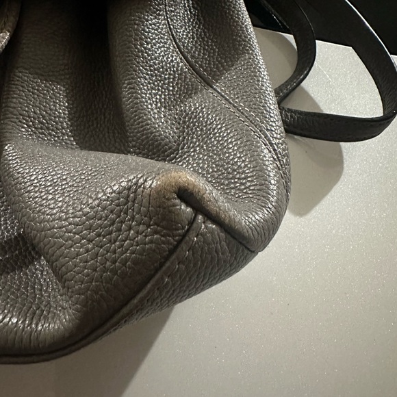 Kate Spade Gray Leather Backpack - Picture 5 of 6